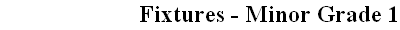 Fixtures - Minor Grade 1
